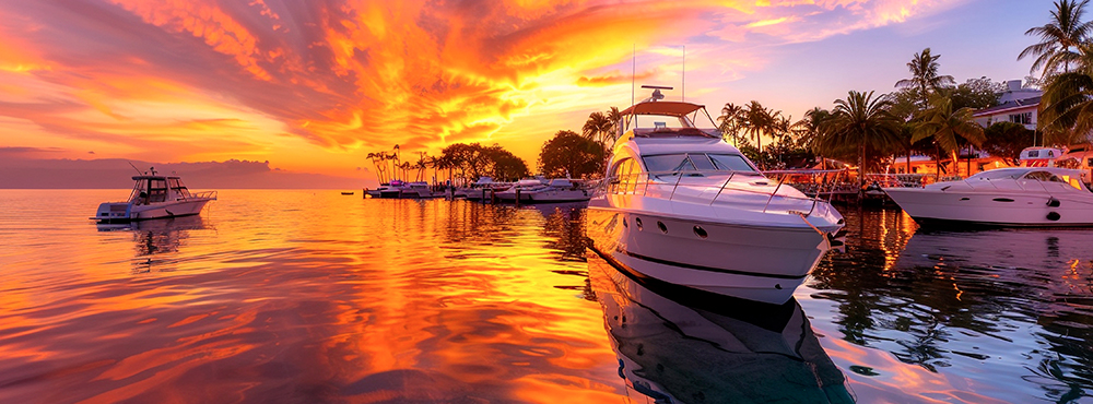 a small boat in a body of water